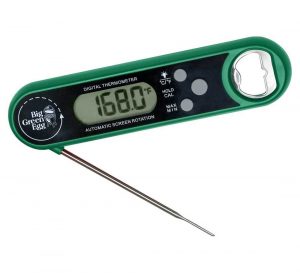 Big Green Egg Thermometer with Bottle Opener -